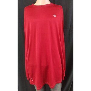 Champion Men's Red Shirt/Long Sleeve Shirt Size 2XL SKU 3028